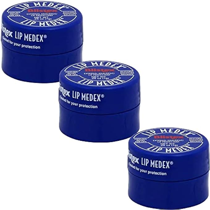 Blistex LIP MEDEX, 3COUNT, BLUE, 0.25 OUNCE (PACK OF 3) - Image 2